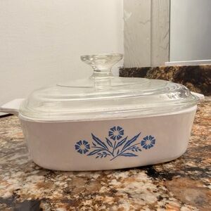 Vintage Corning ware Blue Cornflower 1qt.